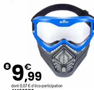 Masque bleu XShot Excel