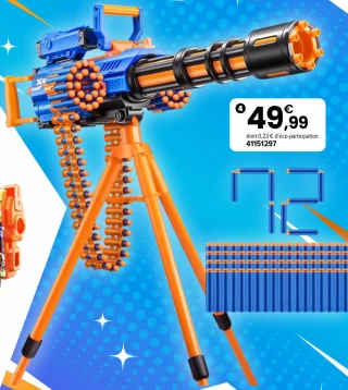 XSHOT - BLASTER INSANITY MOTORIZED RAGE FIRE