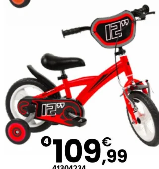 Vélo Moov'ngo Rouge 12 pouces