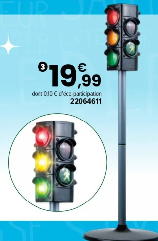 Feu tricolore de signalisation