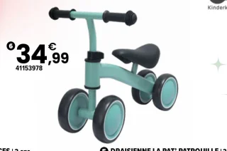 Draisienne 4 roues 2 ans