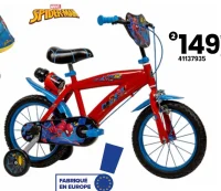 Vélo Spider-Man 14 pouces
