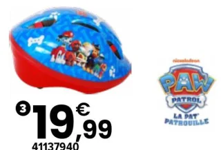 Casque enfant La Pat' Patrouille 51-55 cm