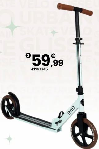 Trottinette pliable 2 roues 200 mm Moov'ngo