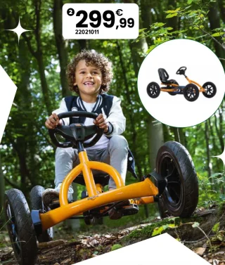 Kart Buddy Bleu-Orange Berg