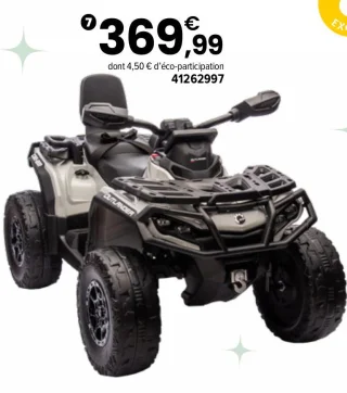 Véhicule électrique Quad Outlander 10,8 V