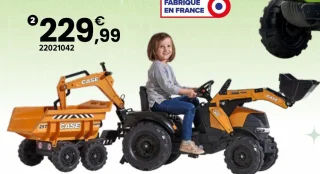 Tractopelle à pédales Case