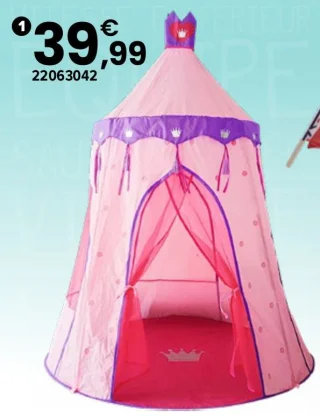 Tente de princesse Cap Loisirs