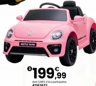 New Beetle Dune Rose Électrique 10,8 V