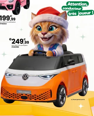 Véhicule électrique ID Buzz Volkswagen 11,1 V