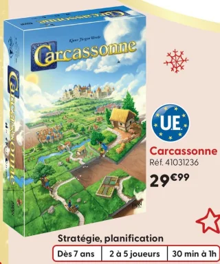 Jeu de société Carcassonne