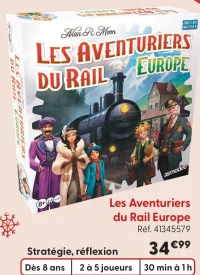 Les Aventuriers du Rail Europe Jeu de société