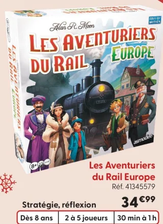 Les Aventuriers du Rail Europe Jeu de société