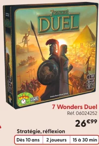 7 Wonders Duel Jeu de société