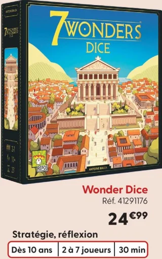 7 Wonders Dice Jeu de société