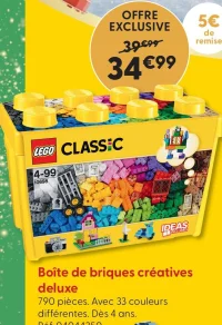 LEGO Classic Boîte de briques créatives deluxe