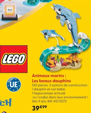 LEGO Animaux marins : Les beaux dauphins