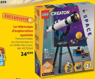 LEGO Creator Space - Le télescope d'exploration spatiale