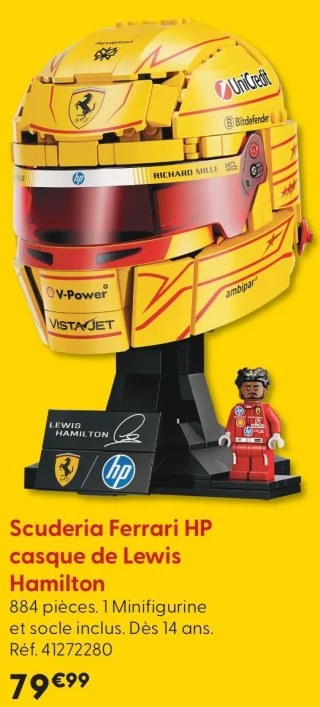 LEGO - Scuderia Ferrari HP casque de Lewis Hamilton