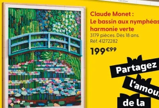 LEGO Claude Monet : Le bassin aux nymphéas, harmonie verte