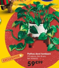 LEGO Pothos doré tombant