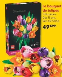 LEGO Le bouquet de tulipes