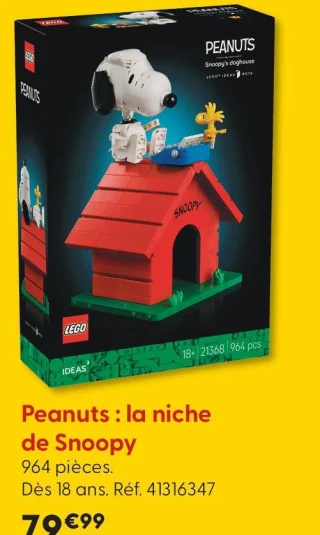 LEGO Peanuts : la niche de Snoopy