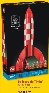 LEGO La fusée de Tintin