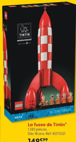 LEGO La fusée de Tintin