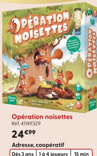 Auzou Opération noisettes