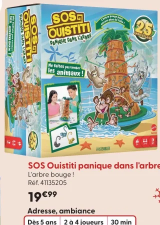 SOS Ouistiti panique dans l'arbre Mattel