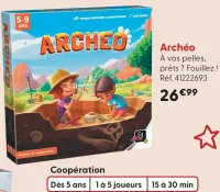 Jeu de société Archéo