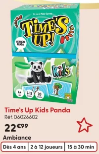 Jeu de société Time's Up Kids Panda