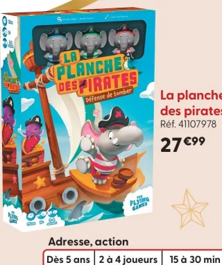 Jeu de société La planche des pirates