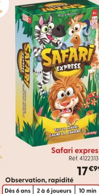 Jeu de société Safari express