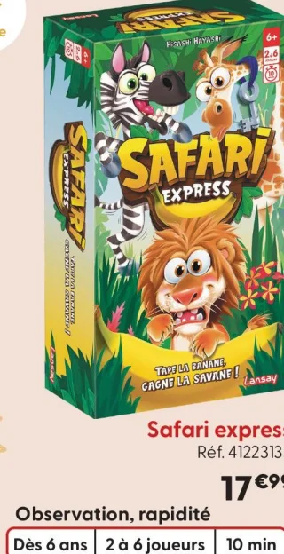 Jeu de société Safari express