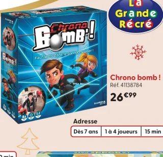 Jeu Chrono bomb! Dujardin