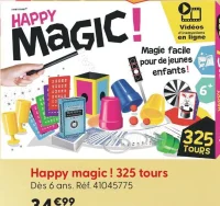 Coffret de magie Happy Magic! 325 tours
