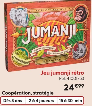 Jeu jumanji rétro