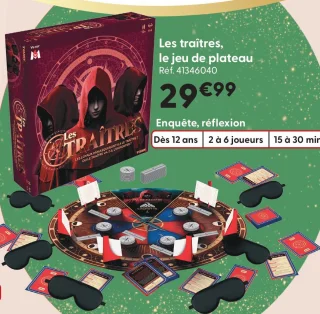 Les traîtres, le jeu de plateau Tomy