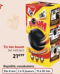 Jeu de société Tic tac boum