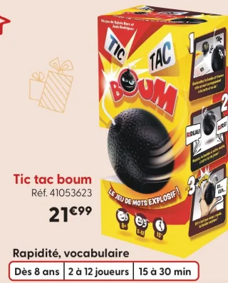 Jeu de société Tic tac boum