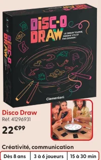 Jeu de société Disco Draw Clementoni