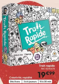 Jeu de société Trait rapide Pixie Games