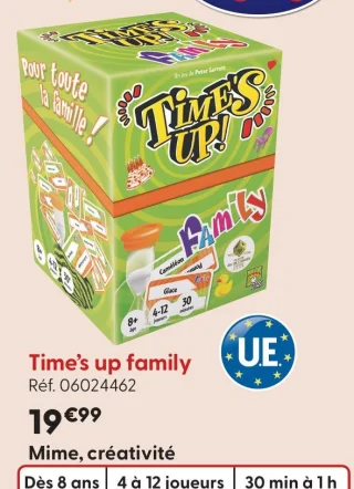 Jeu de société Time's up family