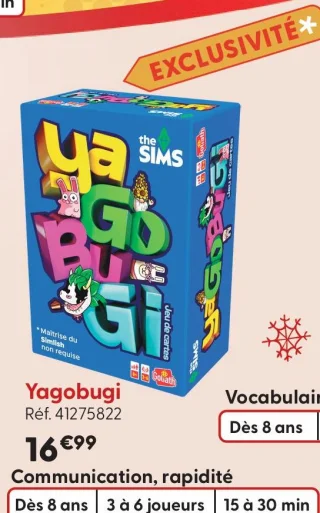 Jeu de cartes Yagobugi Goliath