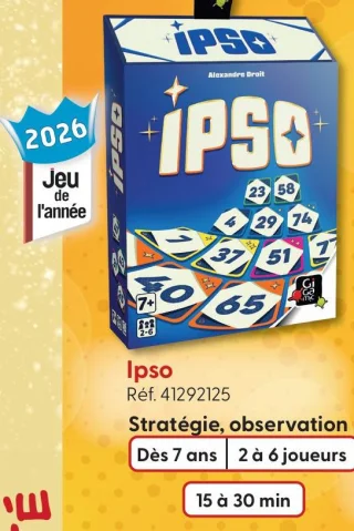 Jeu de société Ipso Gigamic