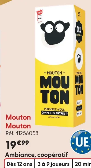 Jeu d'ambiance Mouton Mouton