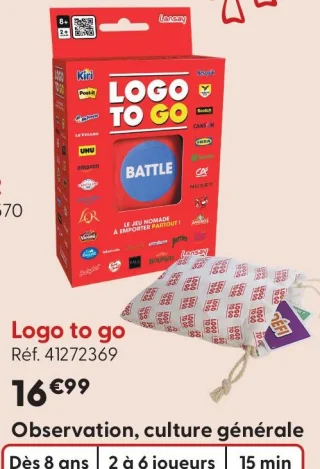 Jeu de société Logo to go