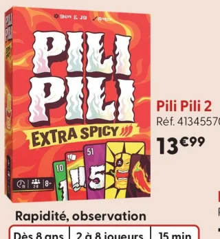 Jeu d'ambiance Pili Pili 2